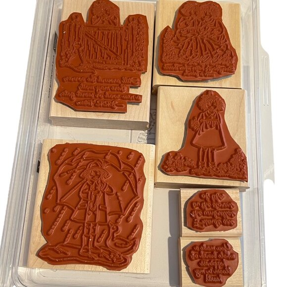 Stampin Up! And Everything Nice Wood-Mounted Rubber Stamp Set - Picture 2 of 3